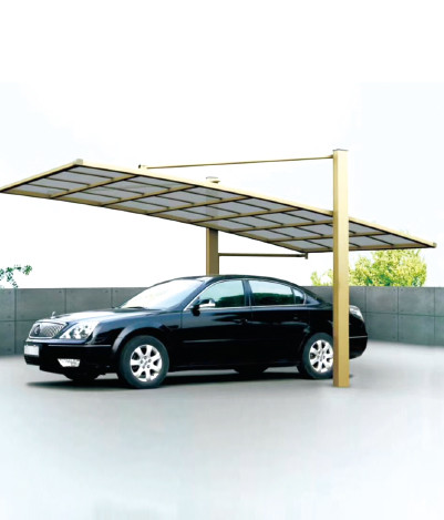 鋁鎂合金車(chē)棚系列 斜拉式停車(chē)棚